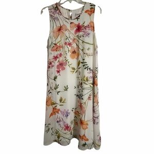 Calvin Klein Floral Sleeveless Dress - 10